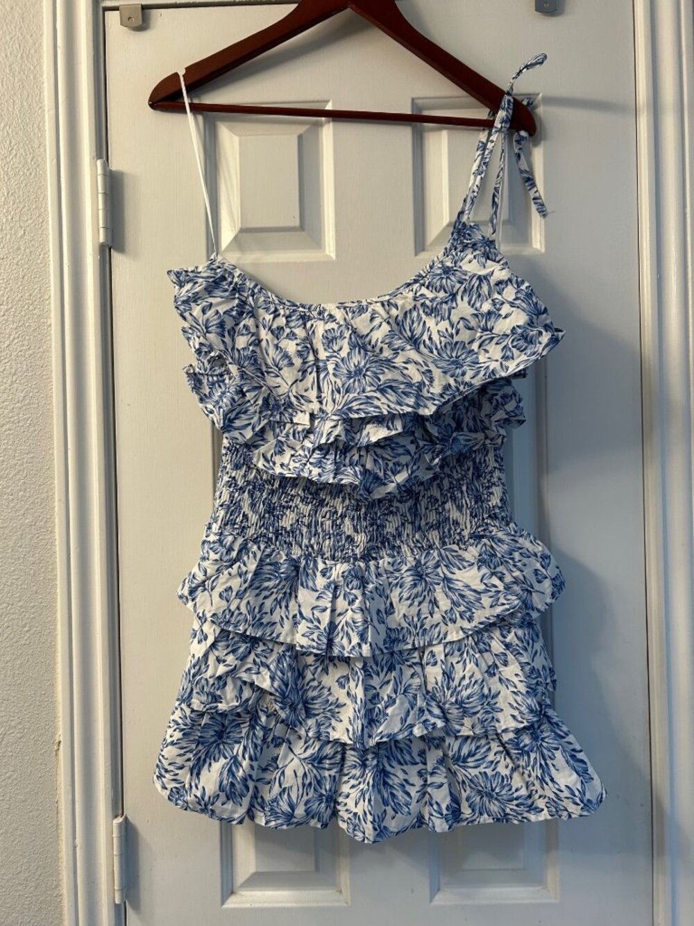 Layered dress one shoulder